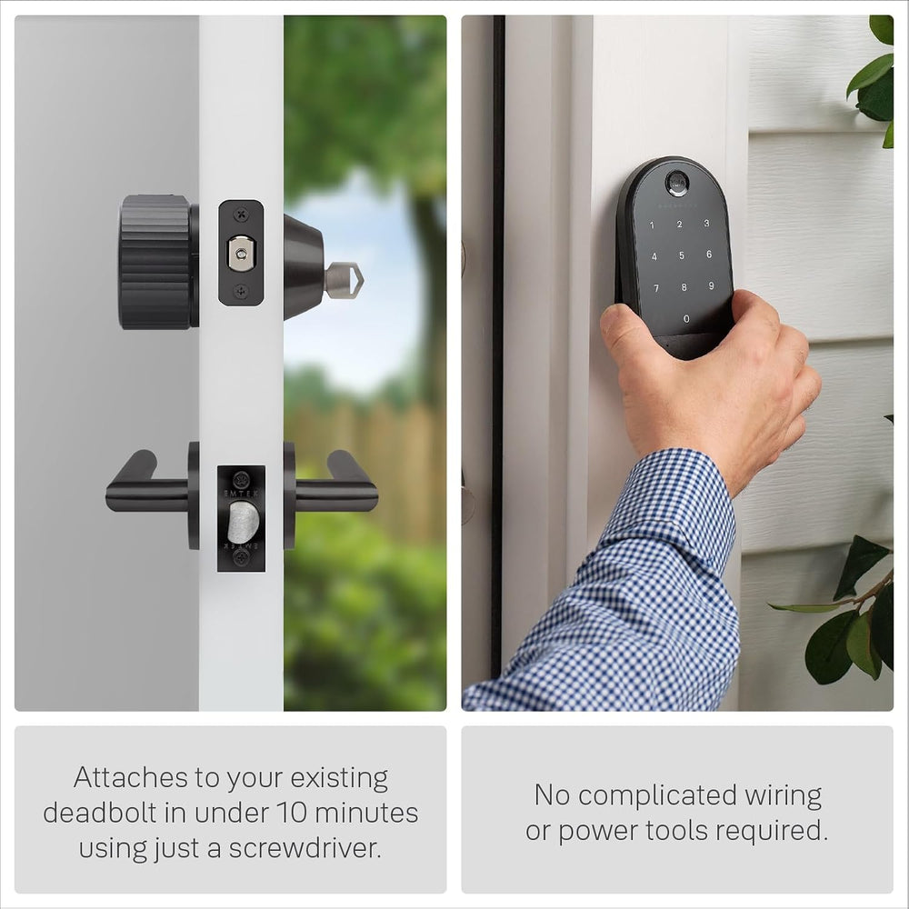 Yale|August Wi-Fi Smart Lock with Keypad, Black