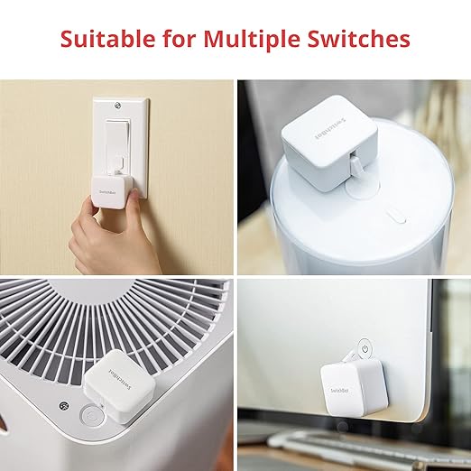 SwitchBot Bot White & Hub Mini Kit: Automate IR Devices & Physical Sw...