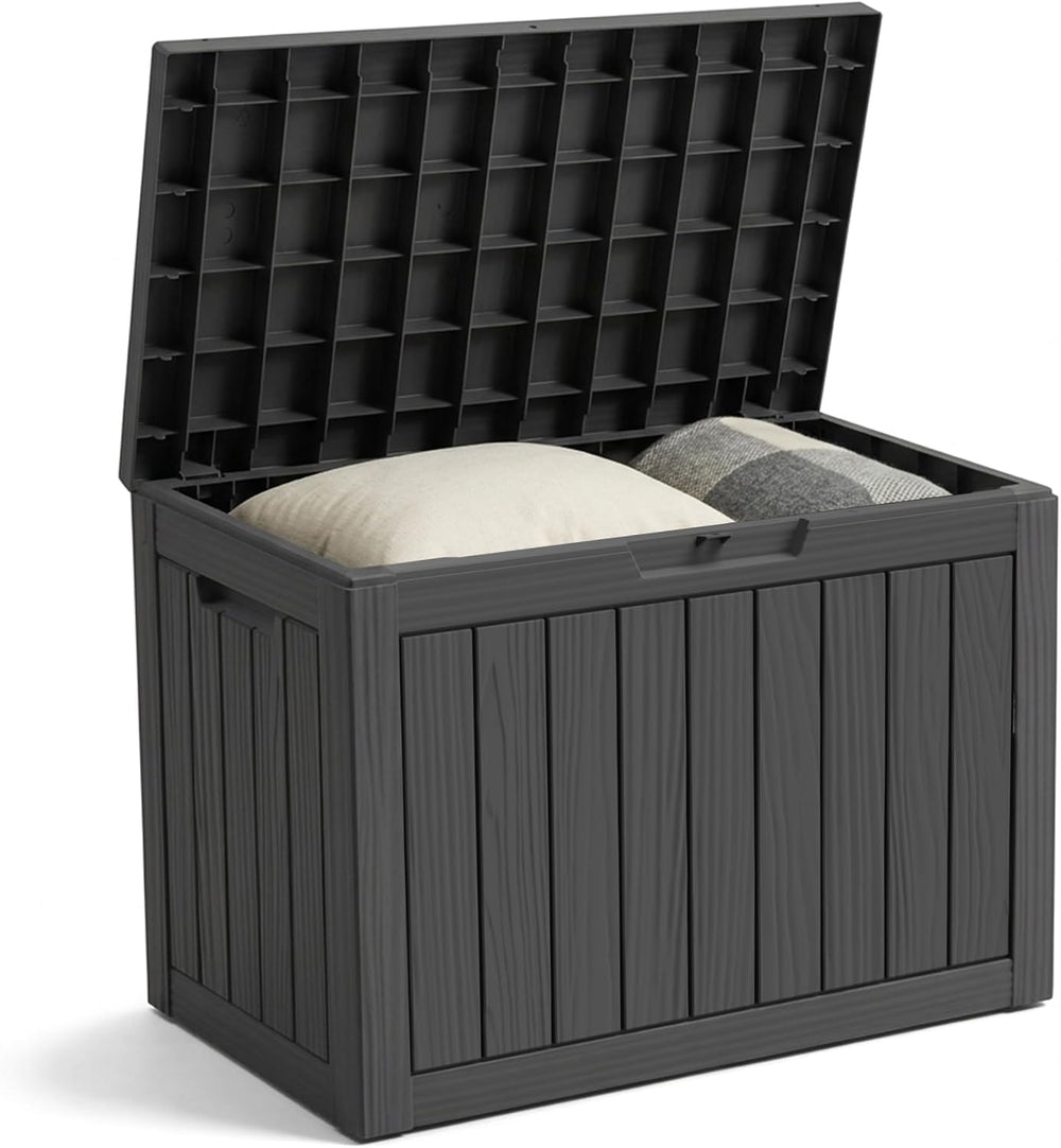 Outdoor Storage Box, 50 Gallon Waterproof Deck Box [Upgraded 3.0]