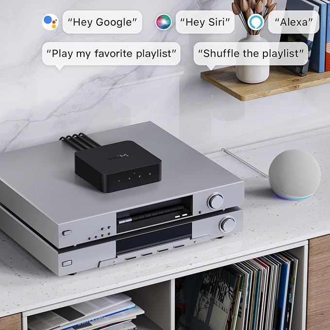 WiiM Pro Plus AirPlay 2 Receiver, Google Cast Audio, Voice Remote, Works