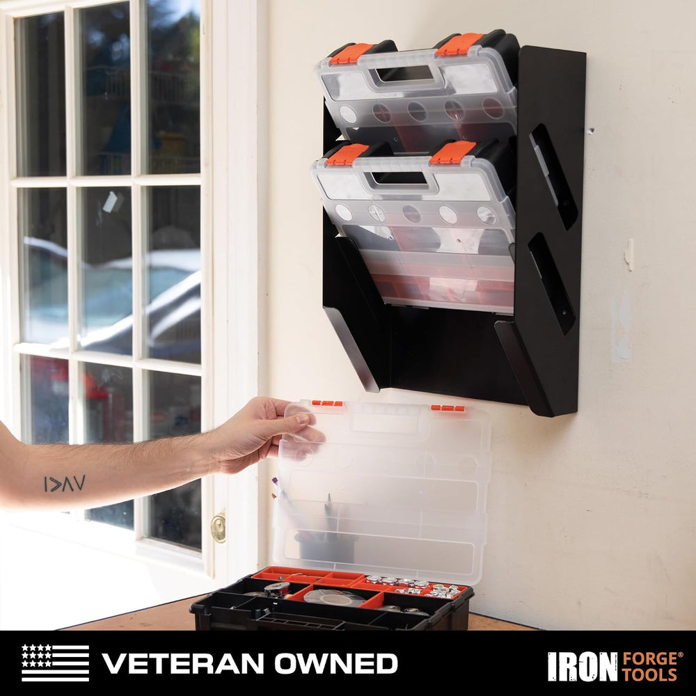 Iron Forge Tools Small Parts Tool Organizer for Service Truck & Cargo Van