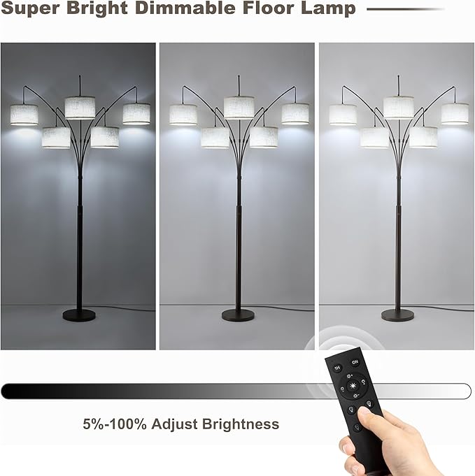 Fansdrick Dimmable Floor Lamp