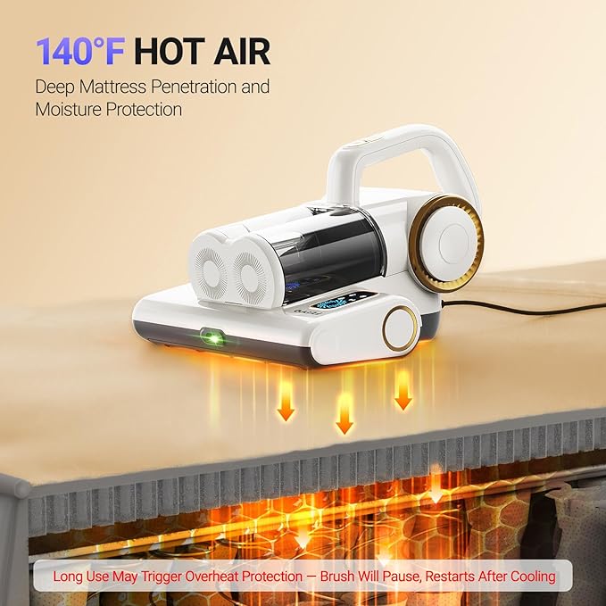 FEPPO Mattress Vacuum Cleaner, 16Kpa Bed Vacuum Cleaner