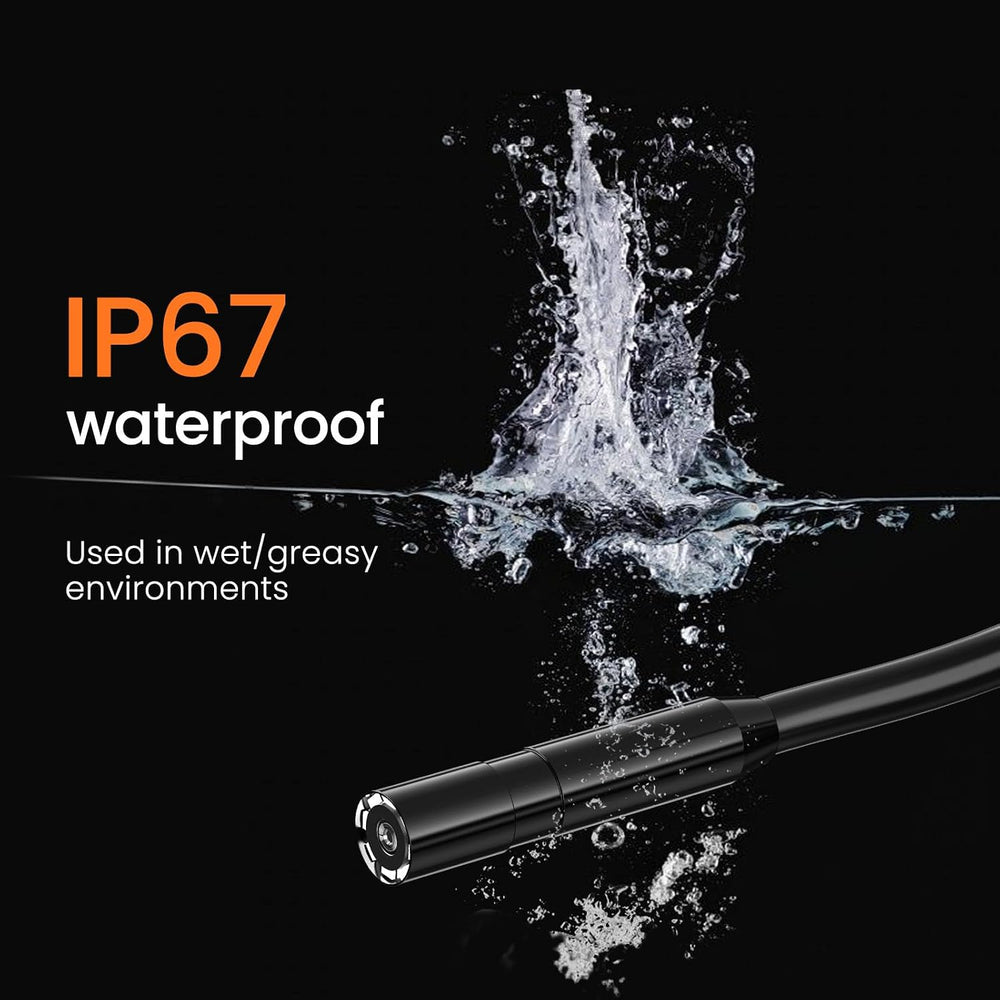 BlueSwan Endoscope Camera with Light 4.3" IPS 1080P Borescope