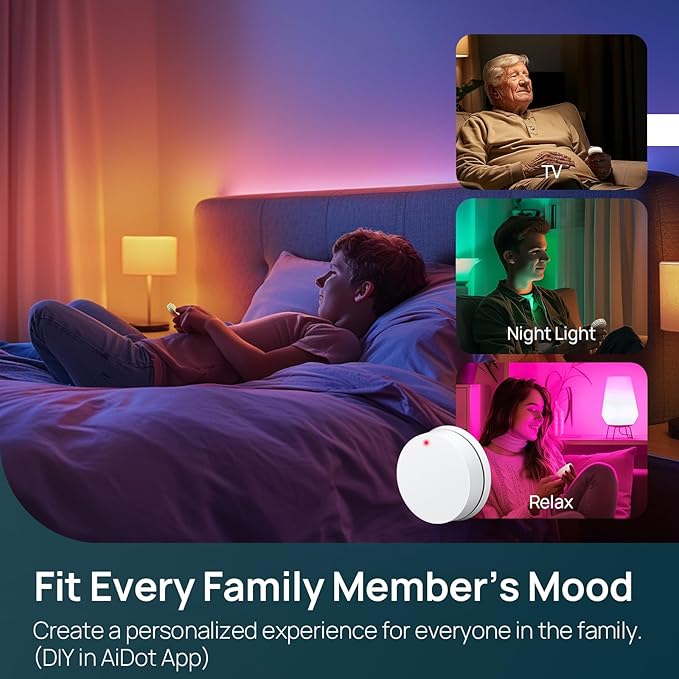 Linkind Smart Light Bulbs with Remote Control, Smart Bulb That Work with Alexa