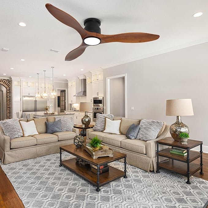 revoici 52Inch Wood Ceiling Fans