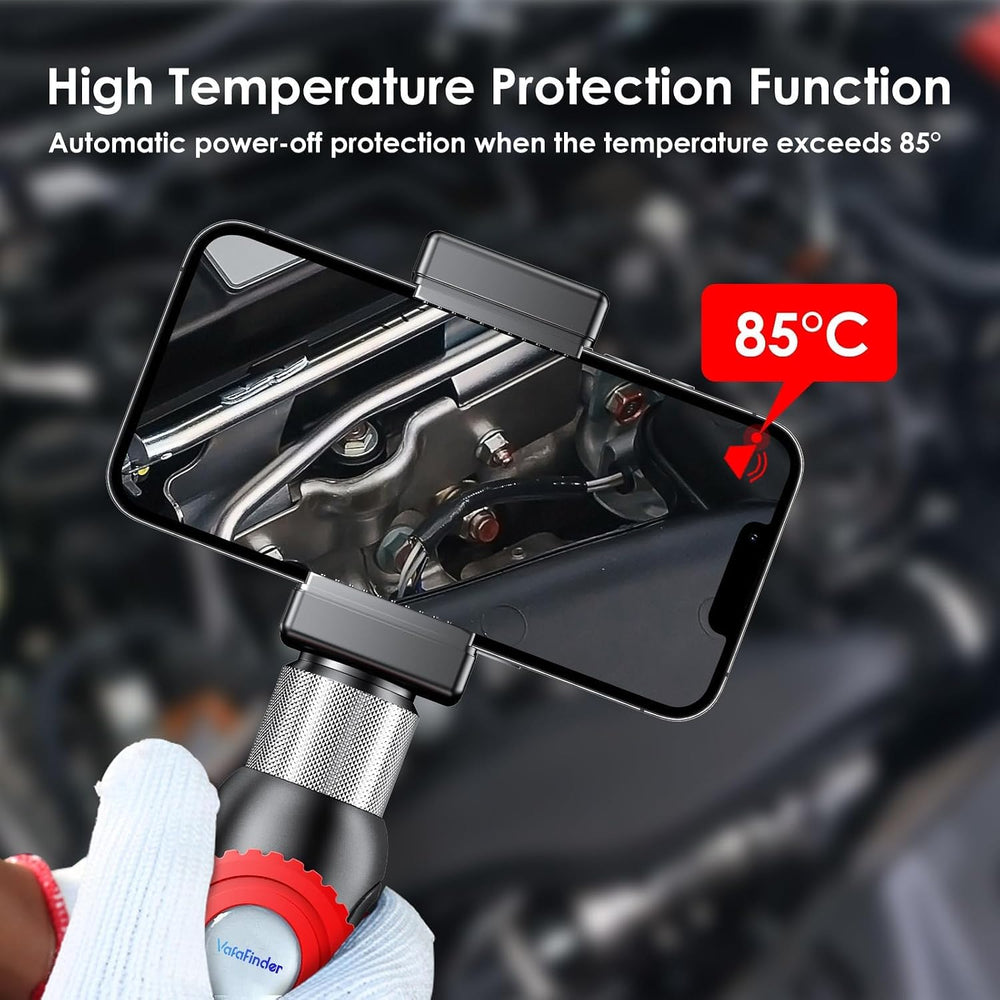 Articulating Borescope 360°Rotation, for Home & Auto Inspection