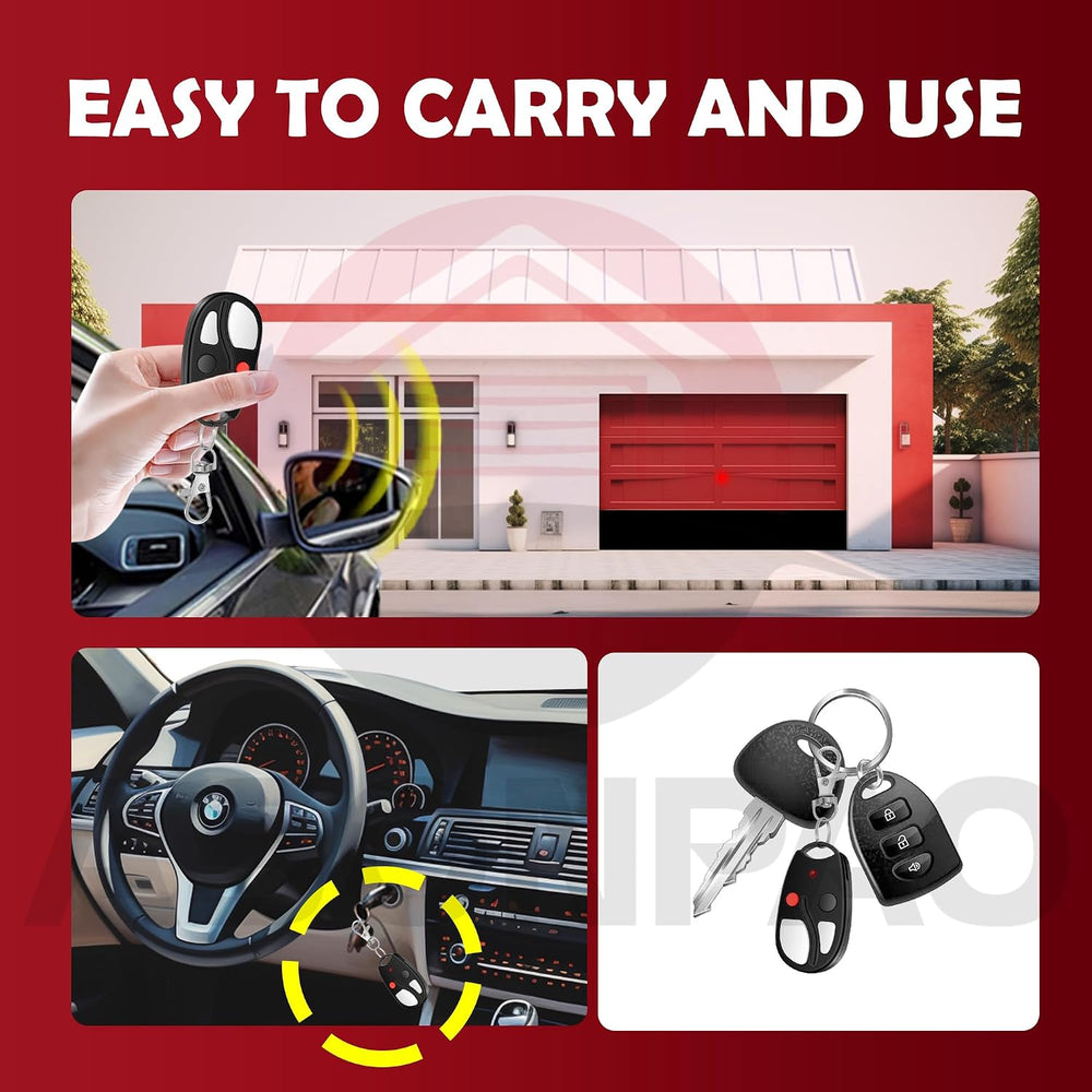 2-Pack ACT-34B Linear Garage Door Opener Remote