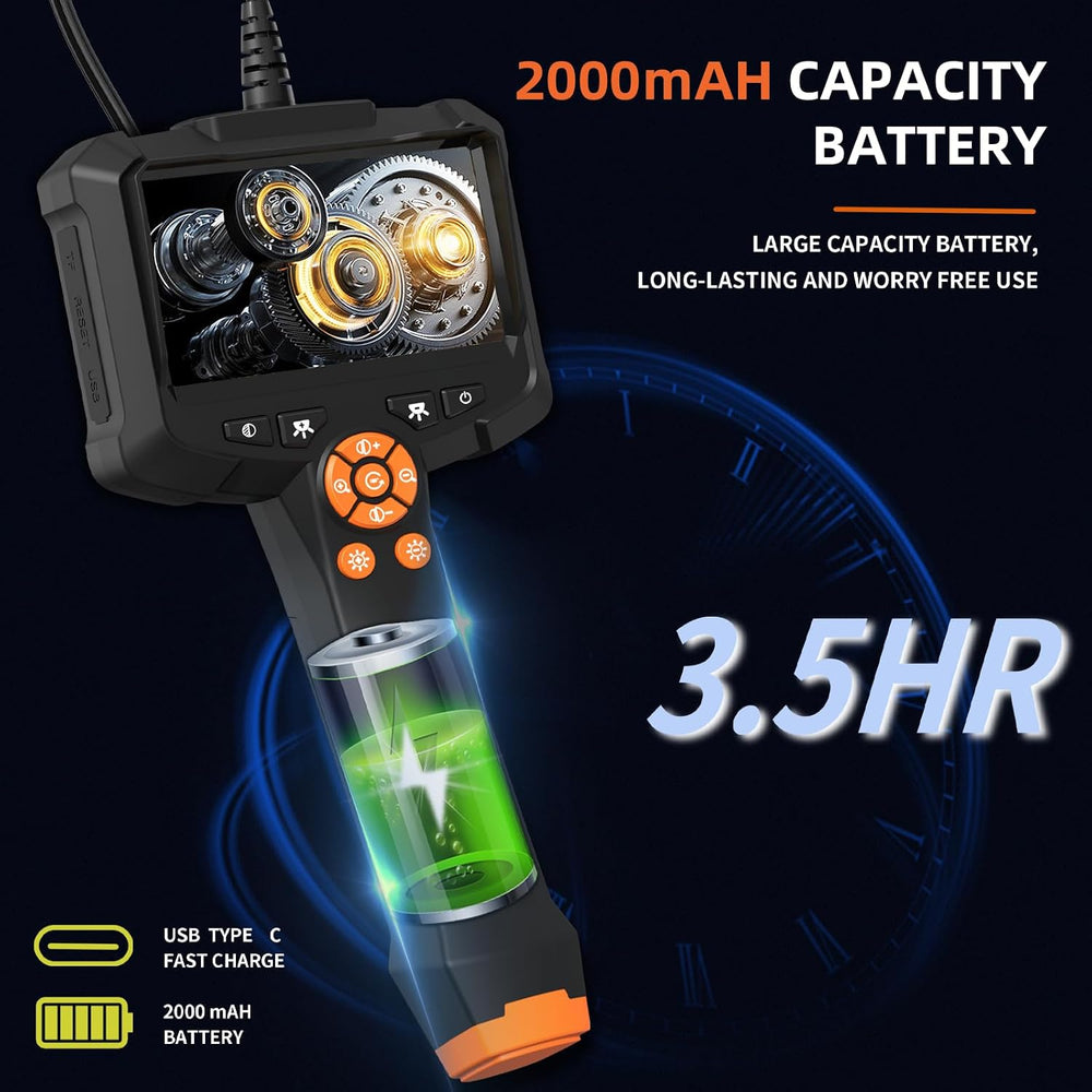 Daxiongmao Endoscope Camera with Light, 1080P HD Borescope