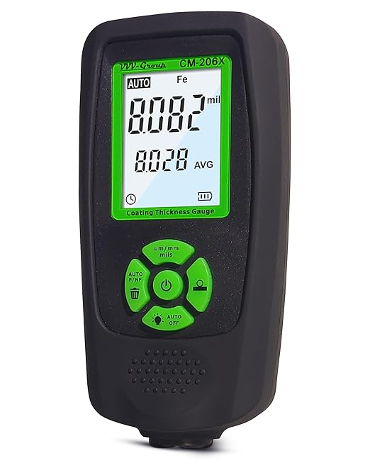 VVV-Group Paint Thickness Gauge CM-206X | Coating Thickness Meter Fe/Al/Zn |