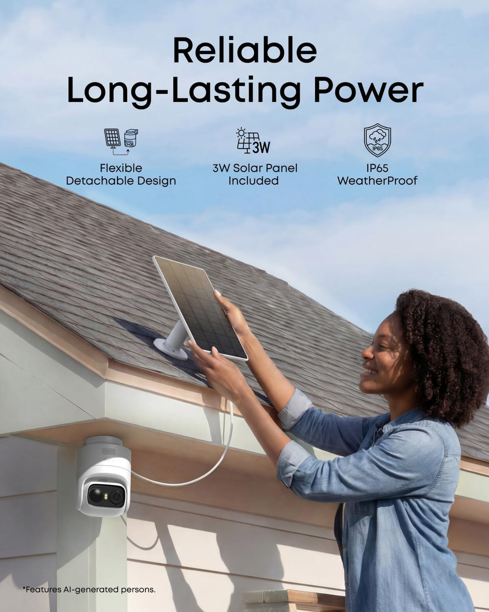 eufy Security eufyCam C37, Solar Cameras Wireless Outdoor,2K Resolution