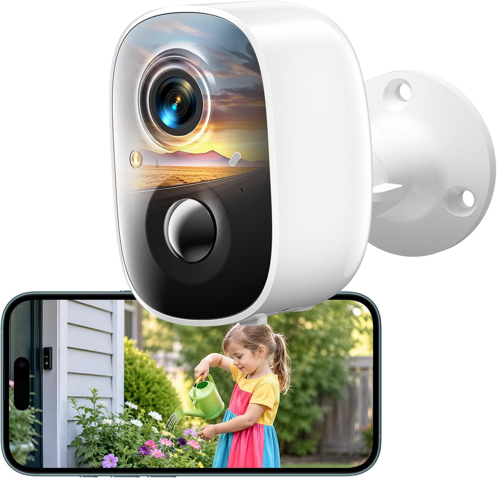 2K Security Cameras Wireless Outdoor,WiFi Cameras for Home Security