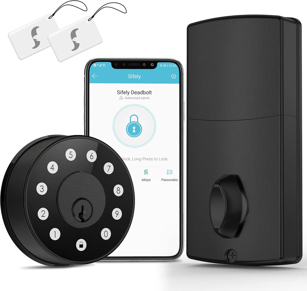 Keyless Deadbolt Smart Door Lock: Sifely Digital Keyless Entry Door Lock for ...