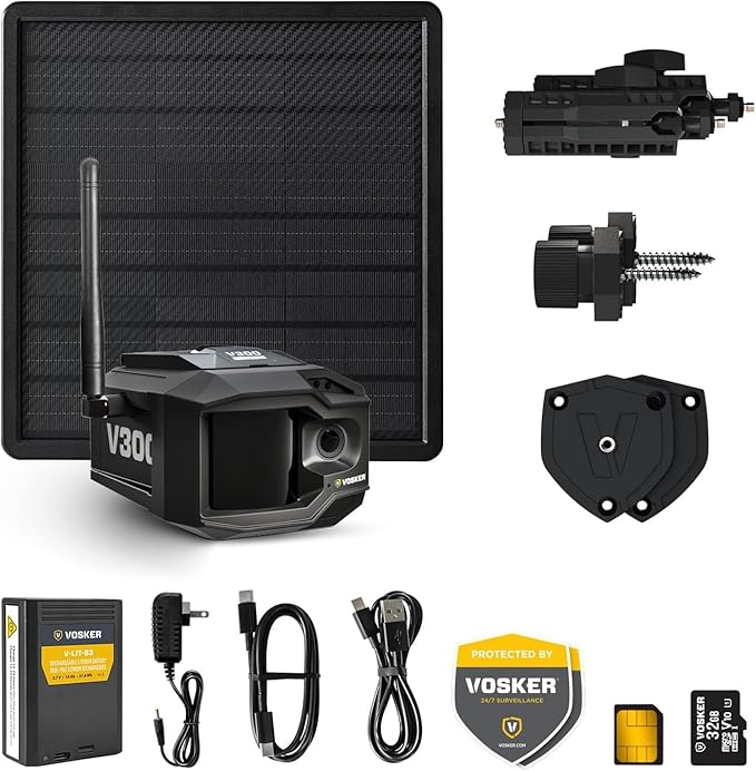 Vosker V300 Ultimate Farmers Pack Outdoor Security Camera