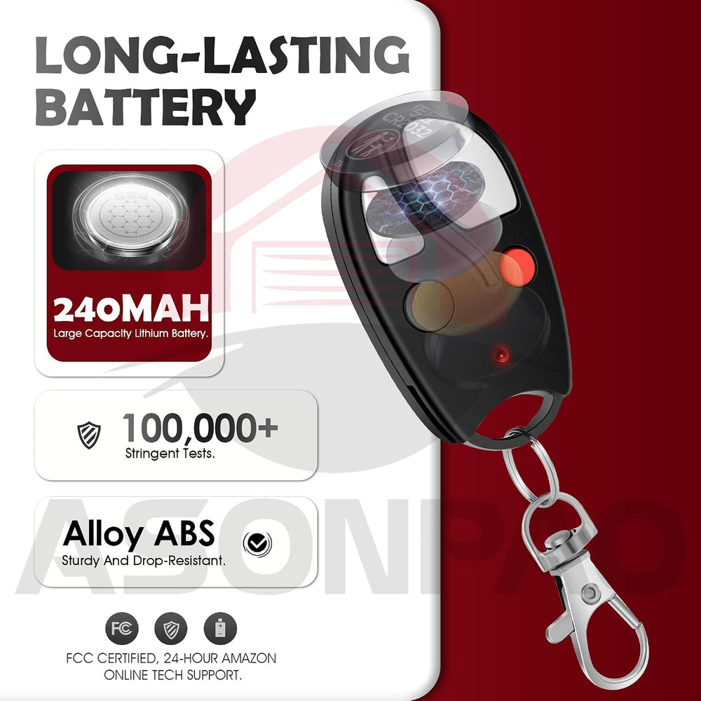 2-Pack ACT-34B Linear Garage Door Opener Remote