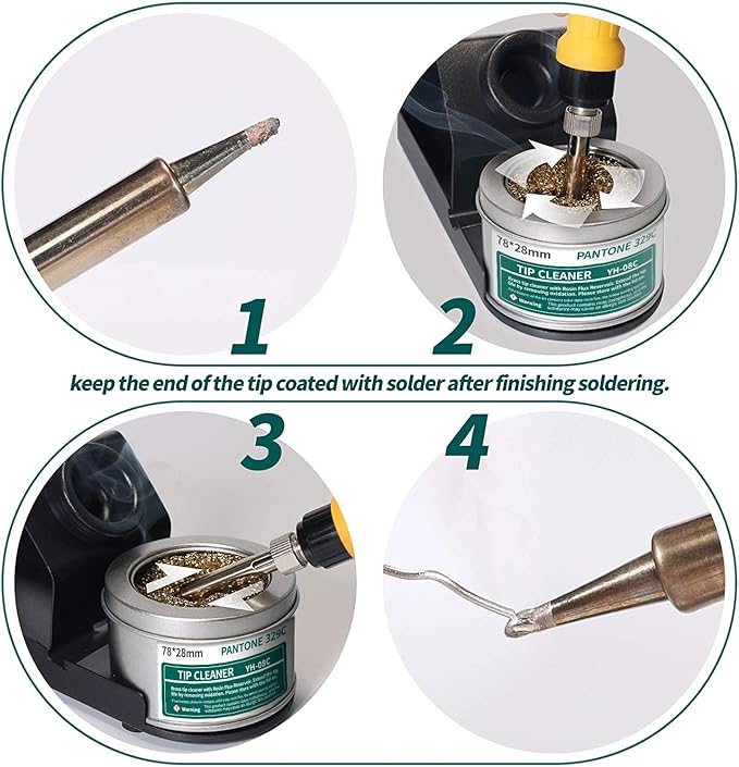 YIHUA 939D+ Digital Soldering Station, 75 Watt Equivalent