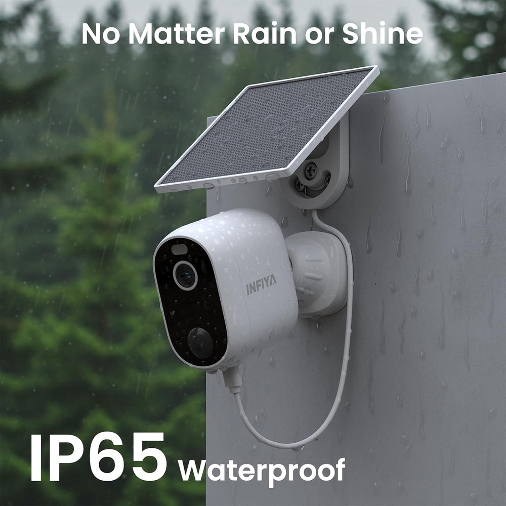 INFIYA Security Cameras Wireless Outdoor, Solar & Battery Powered, 4Pack