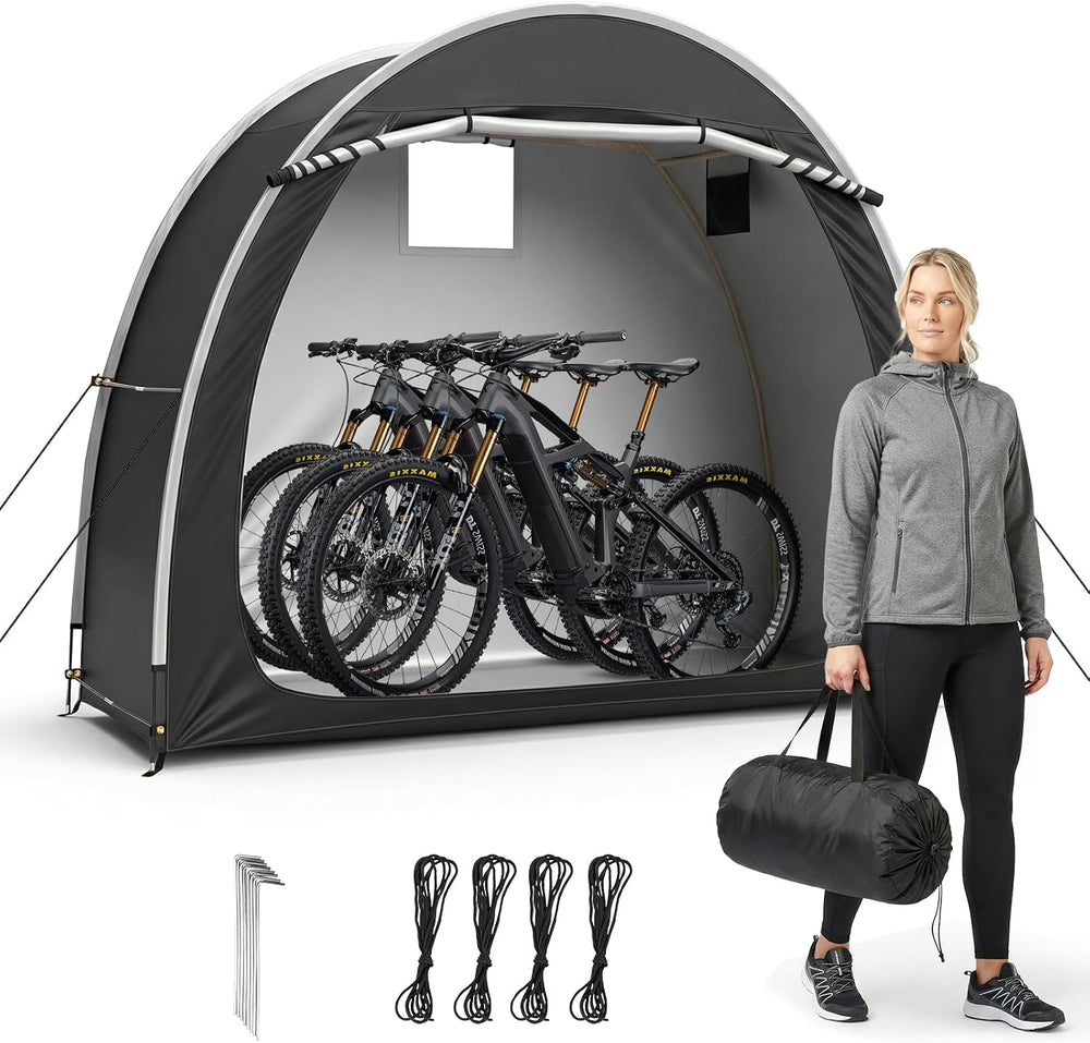 Outvita Portable Bike Tent Cover for 4-5 Bikes, Garden Tools