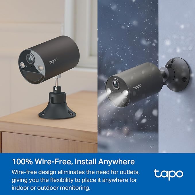 Tapo by TP-Link Wireless Outdoor Security Camera, Free Person Detection