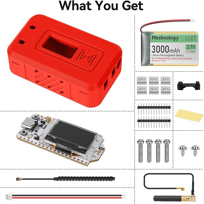 Meshnology 1 Set ESP32 Lo Ra V3 Module Board