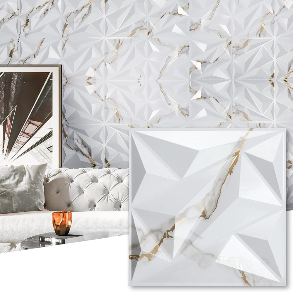Art3dwallpanels 33 Pack 3D Wall Panel Diamond
