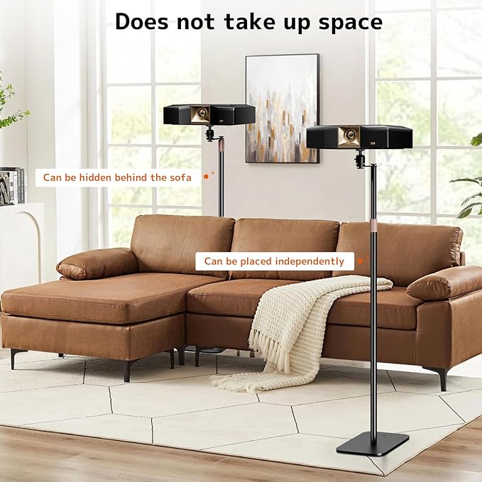 PUTORSEN Universal Projector Stand – Height Adjustable & 360° Rotatable M...