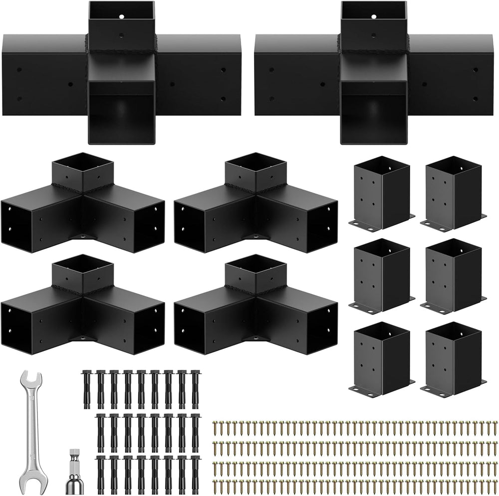 Pergola Bracket kit for 4"x 4" (Inner 3.5" X 3.5") Lumber...