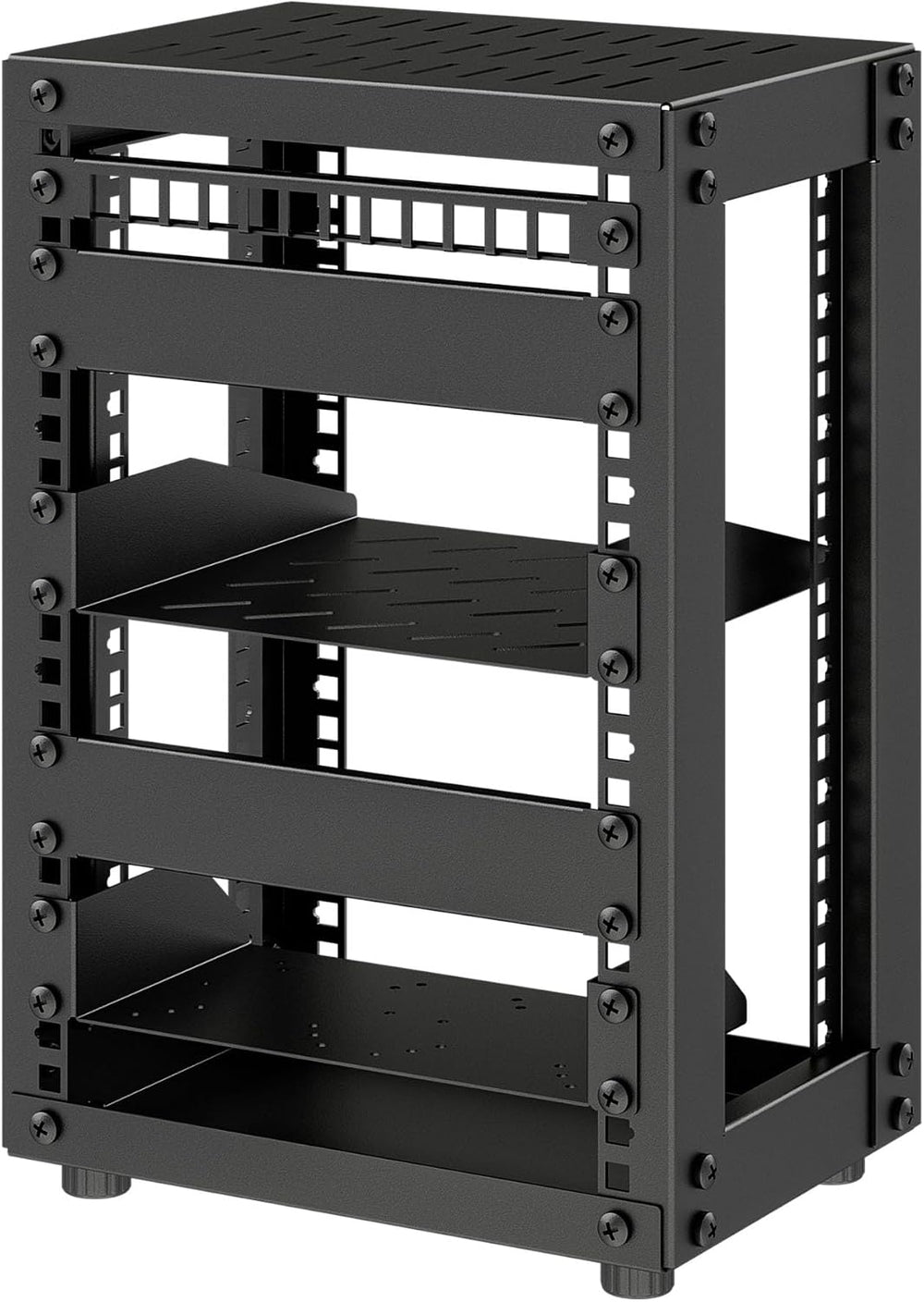 8U Server Cabinet, 10 inch Mini Server Rack for Network, Servers, A/V Equipme...