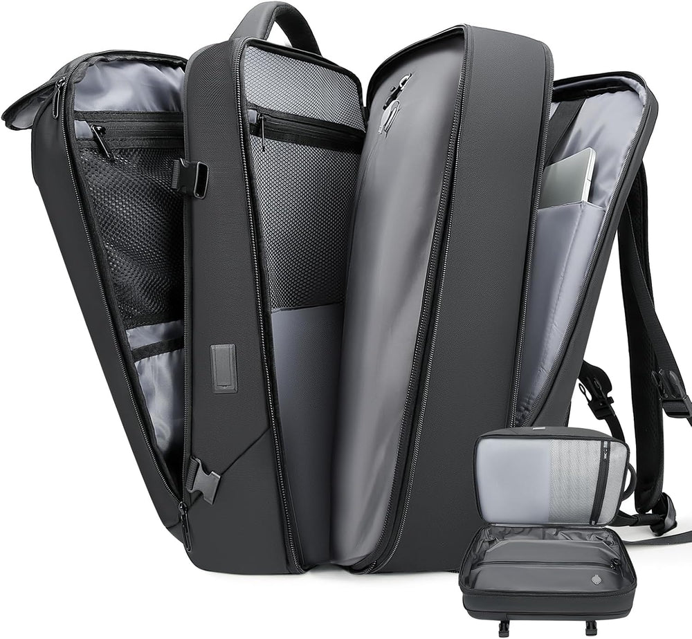 Vacuum Backpack for Men, 50L Expandable Travel Backpack