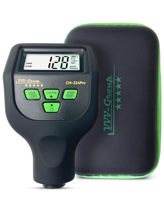Paint Thickness Gauge CM-224Pro 2026 | Coating Thickness Meter Fe/Al/Zn | Auto