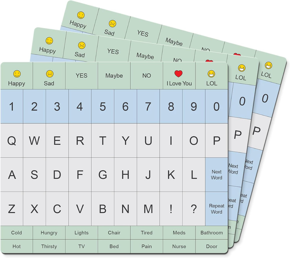 Adult Communication Board (3 Pack)