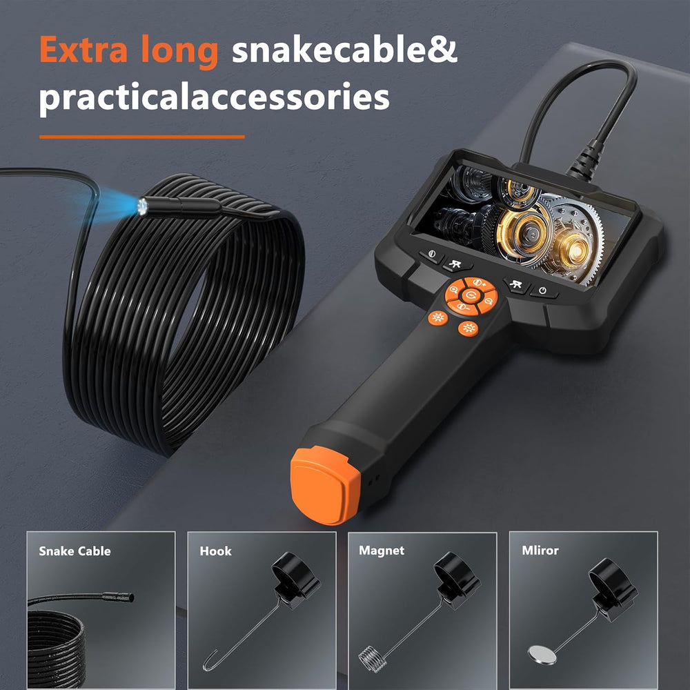 Daxiongmao Endoscope Camera with Light, 1080P HD Borescope