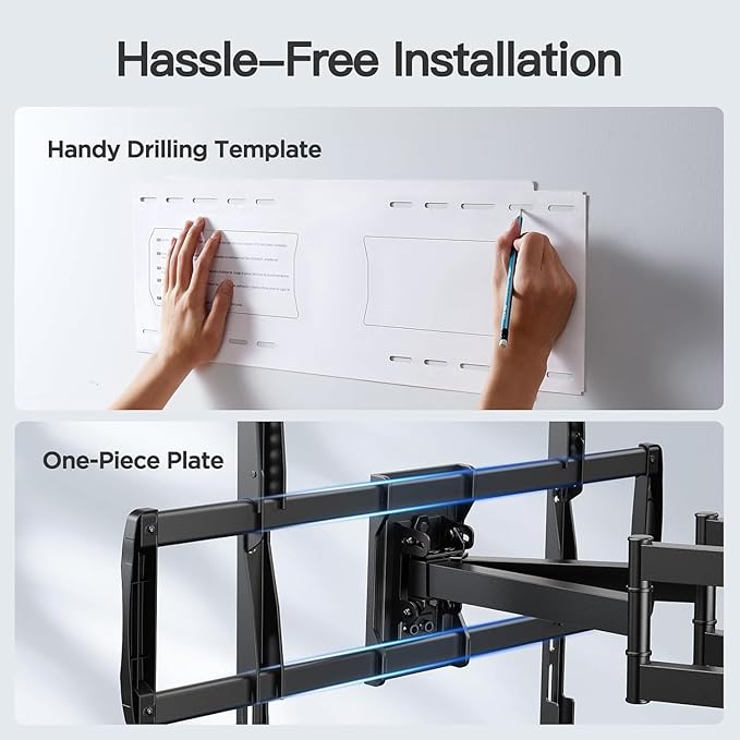 PERLESMITH Full Motion TV Wall Mount