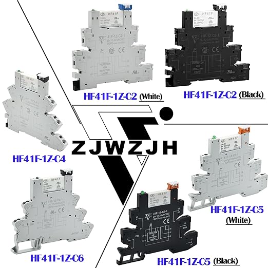 10Pcs 5 Volt Relay Miniature Power Relay 5V DC 6Amp SPDT