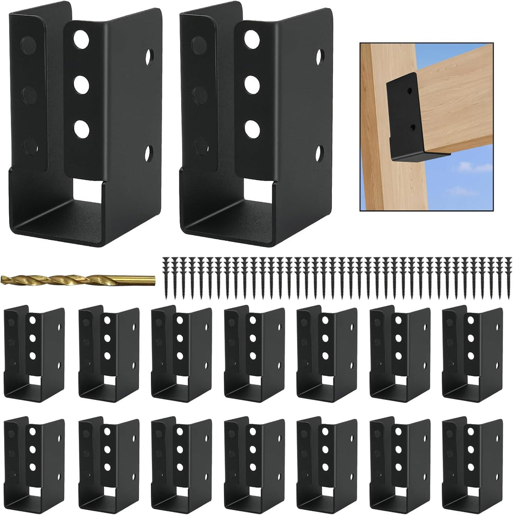 16-Pack 2x4 Joist Hangers Concealed Flange Deck Framing Bracket