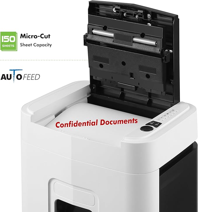 Aurora High Security 150-Sheet Auto Feed Micro-Cut Paper and Credit Card