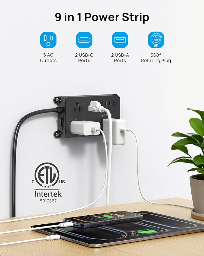 TROND Surge Protector Power Strip