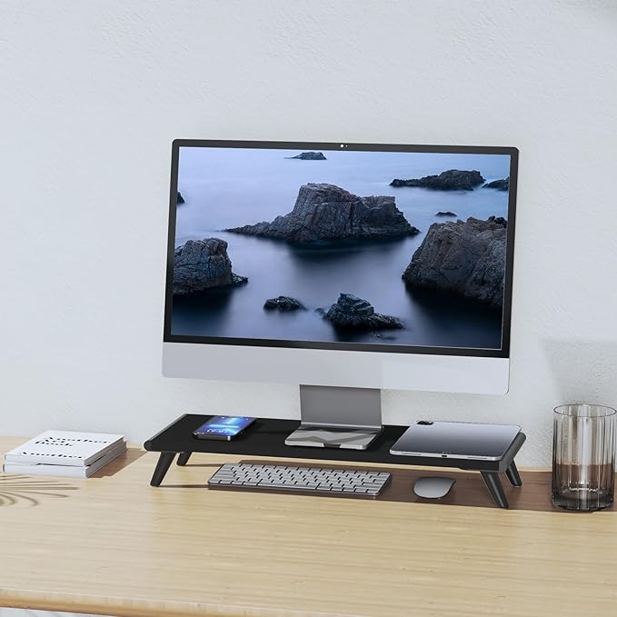 loukin Monitor Stand Riser for Desk, 22.4" x 8.3" Larger Computer S...