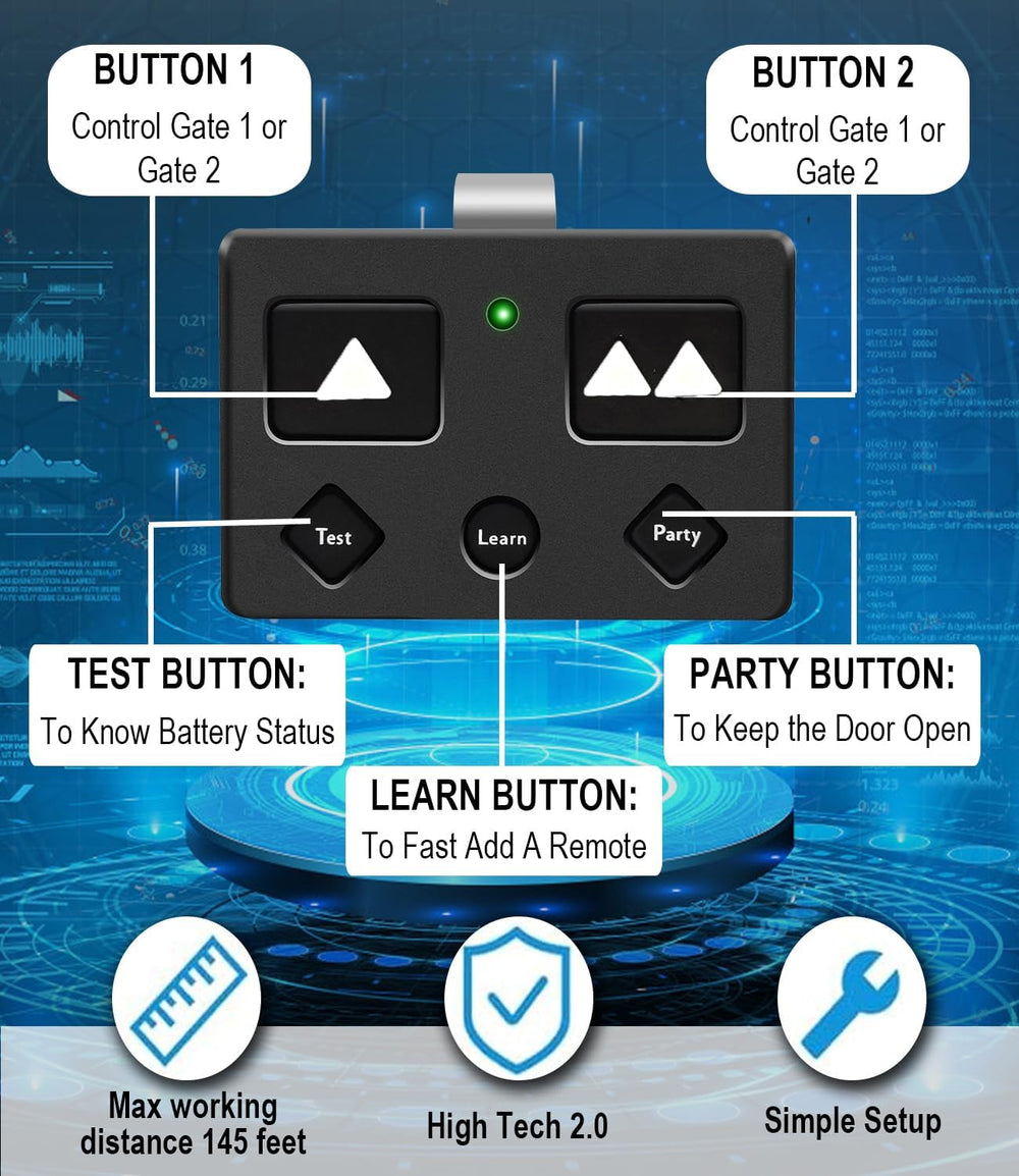 Gh ost Remote Transmitter AXS1 AXP1 3 or 5 Button for Automatic Gate Opener