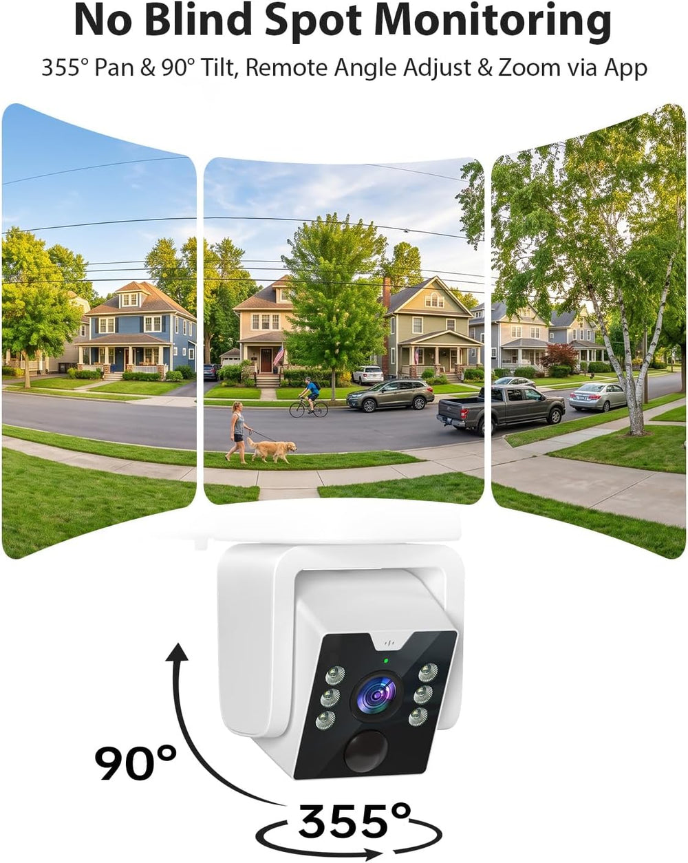 Security Cameras Wireless Outdoor 5G WiFi, Solar Outdoor Camera Wireless