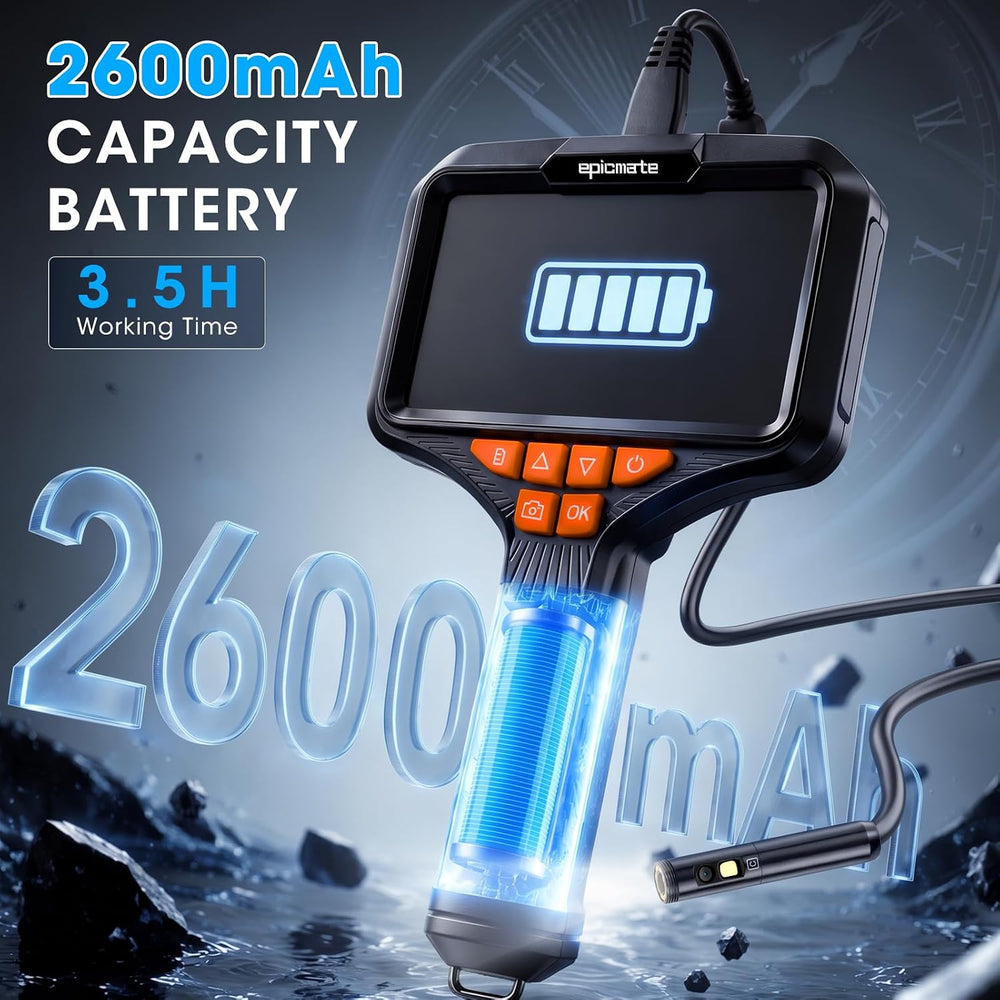 Endoscope Camera with Light for Automotive Wall Sewer Drain Inspection