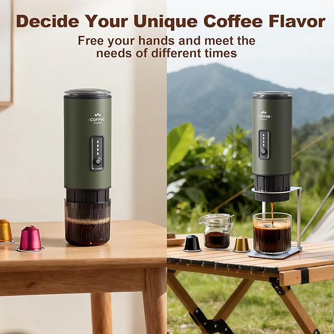 Portable Espresso Maker, 3 in 1 Coffee Maker Set