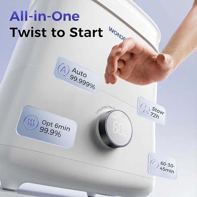 Bottle Sterilizer and Dryer, 99.999% Deep Sterilization, 6-min Rapid