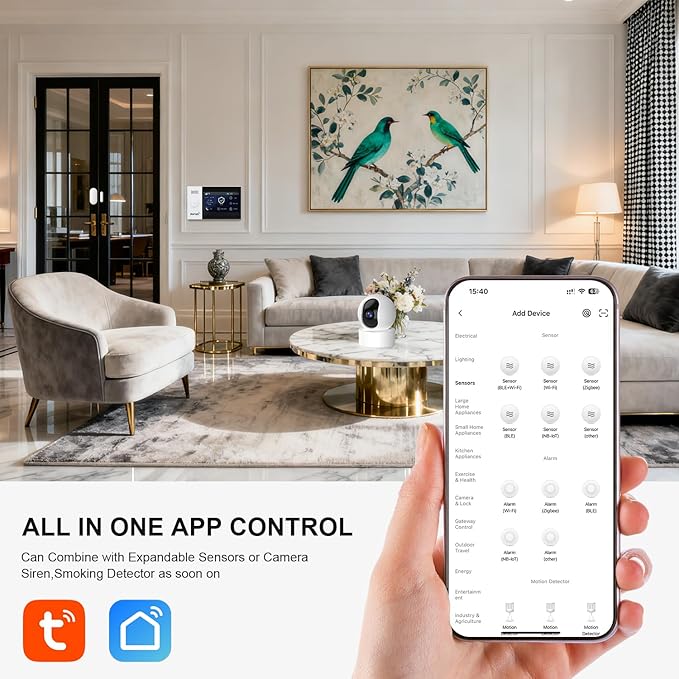 PGST Wireless Door Alarm Systems, DIY Motion Detector, Door Sensors, 4G