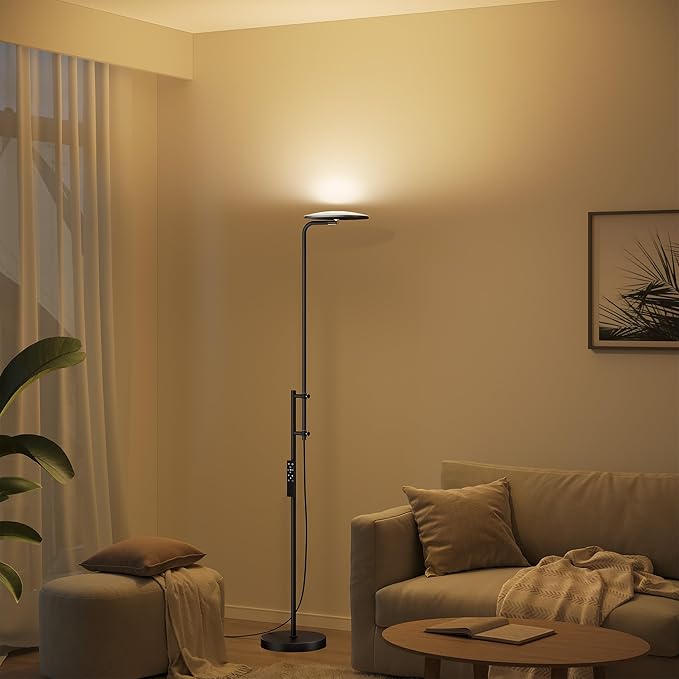 SUNMORY 32W/3000LM Floor Lamps, Super Bright LED Standing Lamp