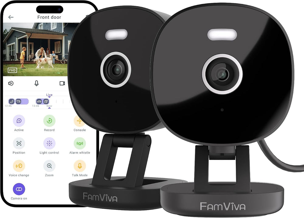 FAMVIVA 2K Security Camera, Outdoor/Indoor