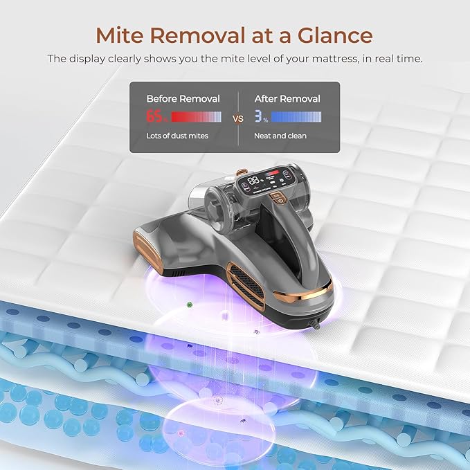 JIGOO T600 Bed Vacuum Cleaner