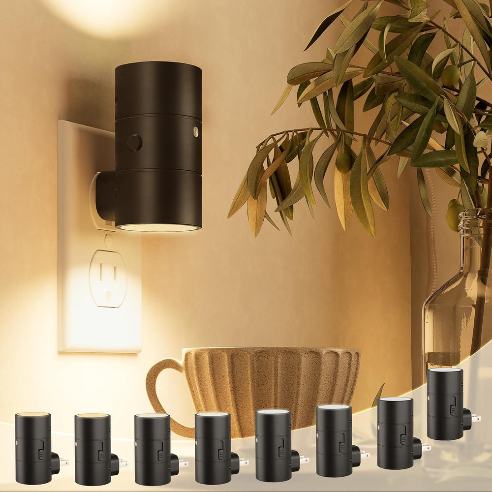 NIORSUN Night Lights Plug into Wall, Dimmable (8 Pack)