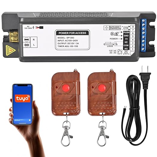 Smart Access Control Power Supply Controller, 12V/14V 3A