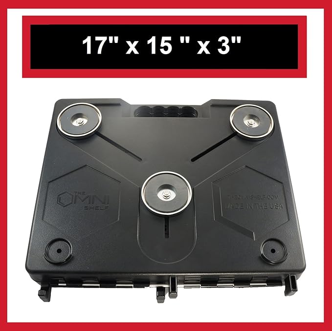 The OmniShelf Magnetic Portable Workstation + Toolbox, Computer & Laptop ...